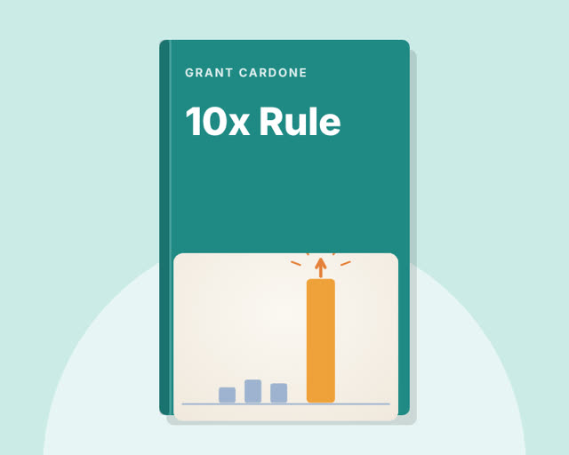 10x Rule by Grant Cardone — illustrated cover