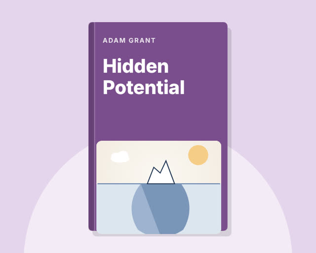 Hidden Potential by Adam Grant — illustrated cover
