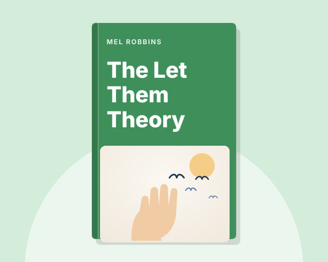 The Let Them Theory by Mel Robbins — illustrated cover