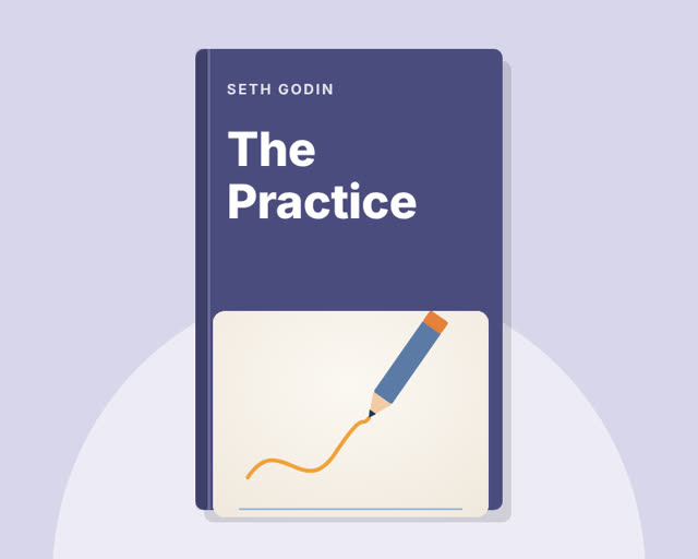 The Practice by Seth Godin — illustrated cover